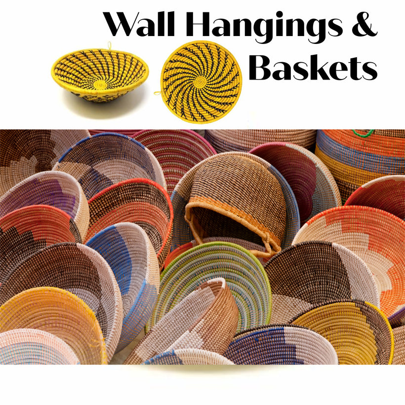 Wall Hangings  &amp; Baskets